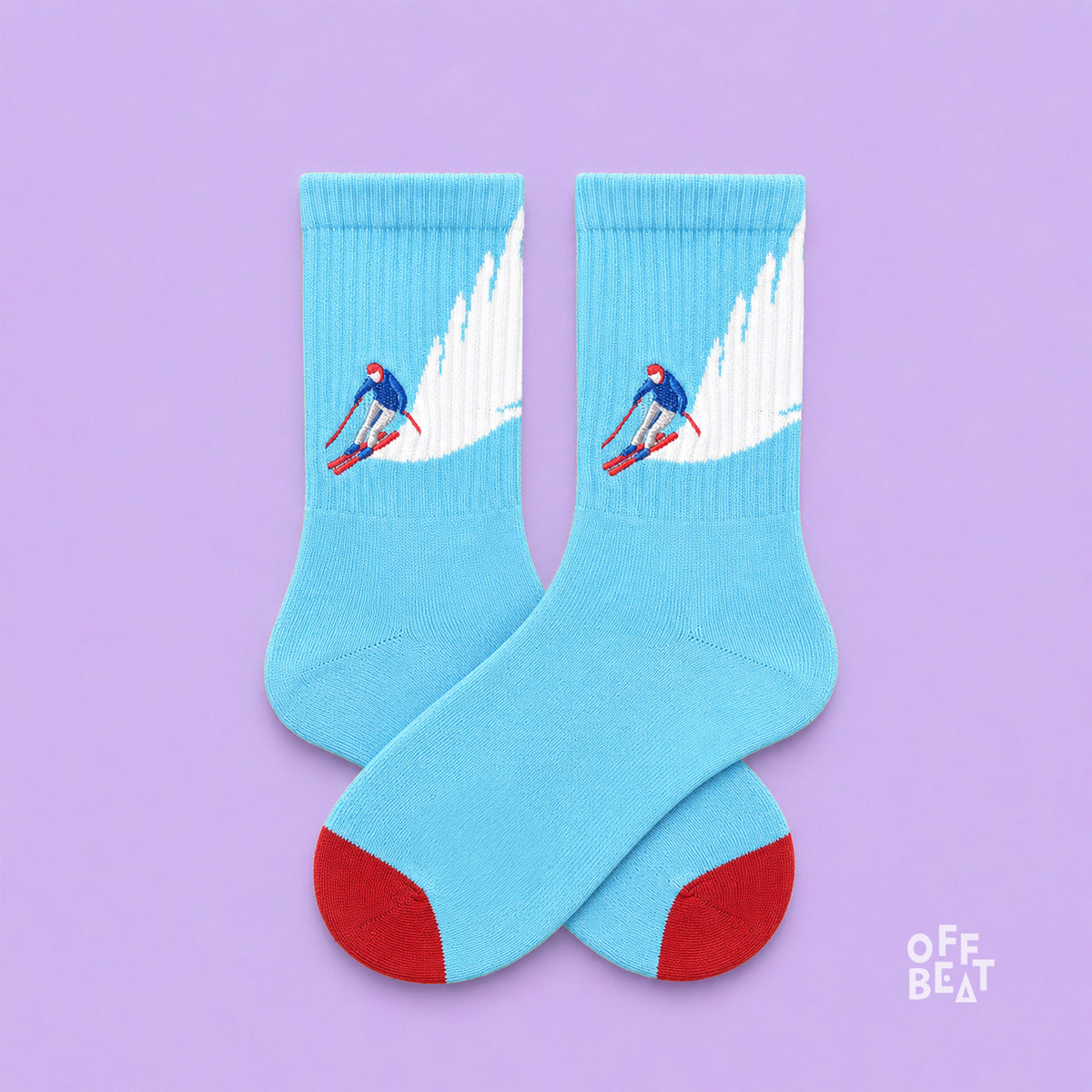 Embroidered Ski socks - pair