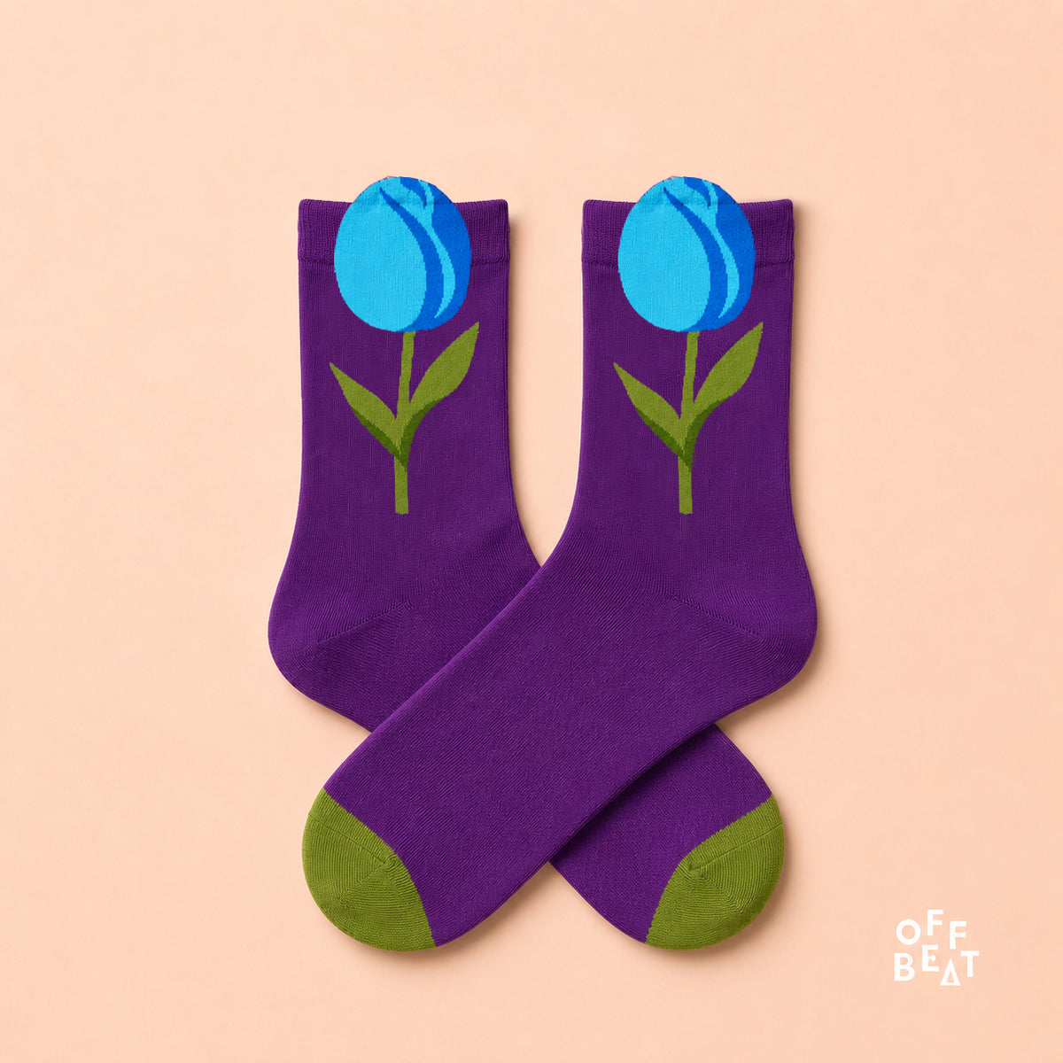 Pop-out Blue Tulip socks - pair