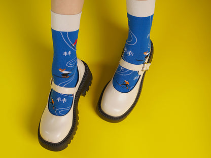 Skiing socks
